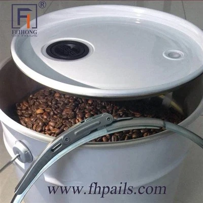 Thùng kim loại an toàn thực phẩm 25 L cho hạt cà phê rang