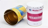 Xô mỡ kim loại tròn có gioăng cao su dung tích 5 gallon để lưu trữ mỡ
