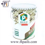 Xô in tùy chỉnh 4 Gallon với Nắp Edege Xoăn