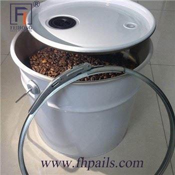 Xô thép có van khí một chiều để rang cà phê